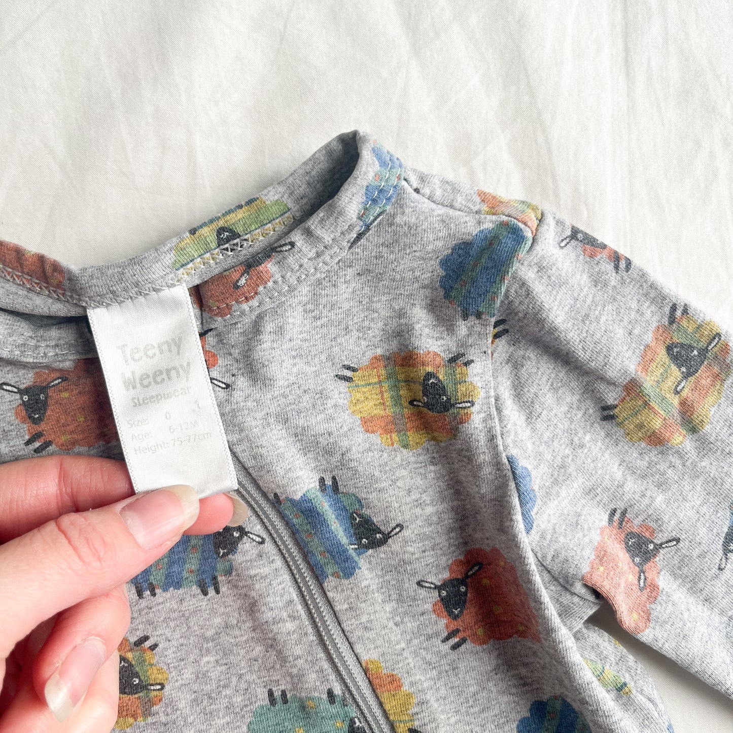 Teeny weeny sleepsuit, 6-12m