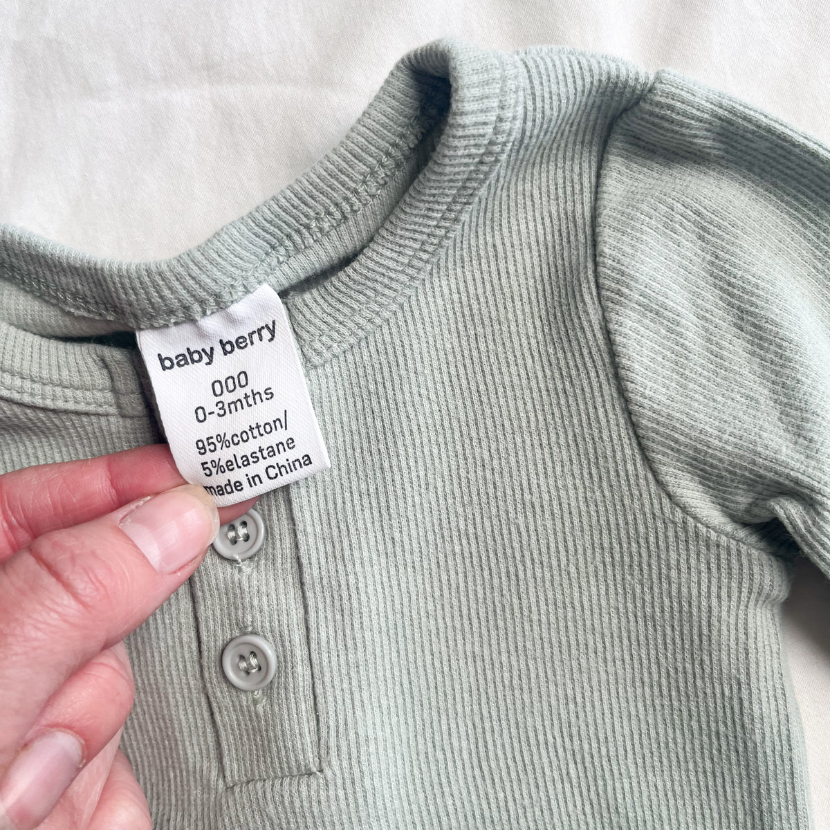 Baby berry bodysuit, 0-3m