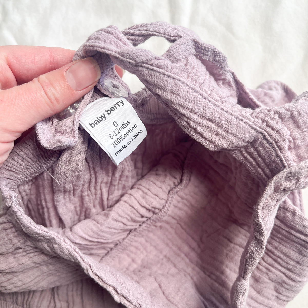 Baby berry romper, 6-12m