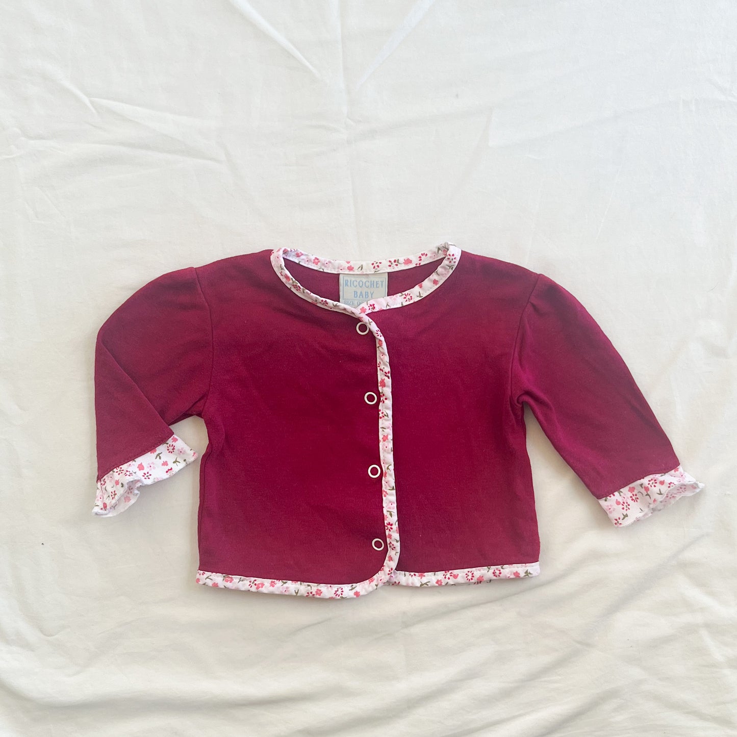 Vintage Ricochet cardi, 3-6m