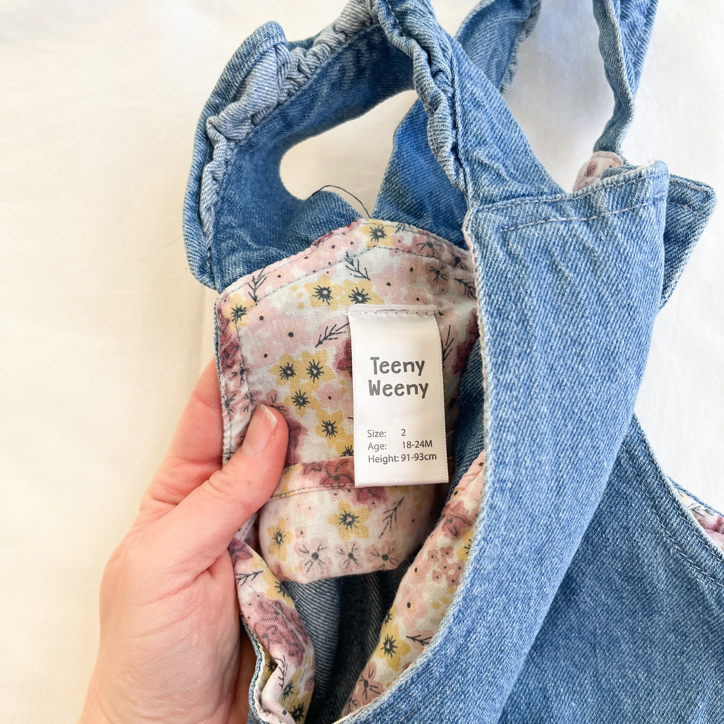 Teeny weeny overall, size 2