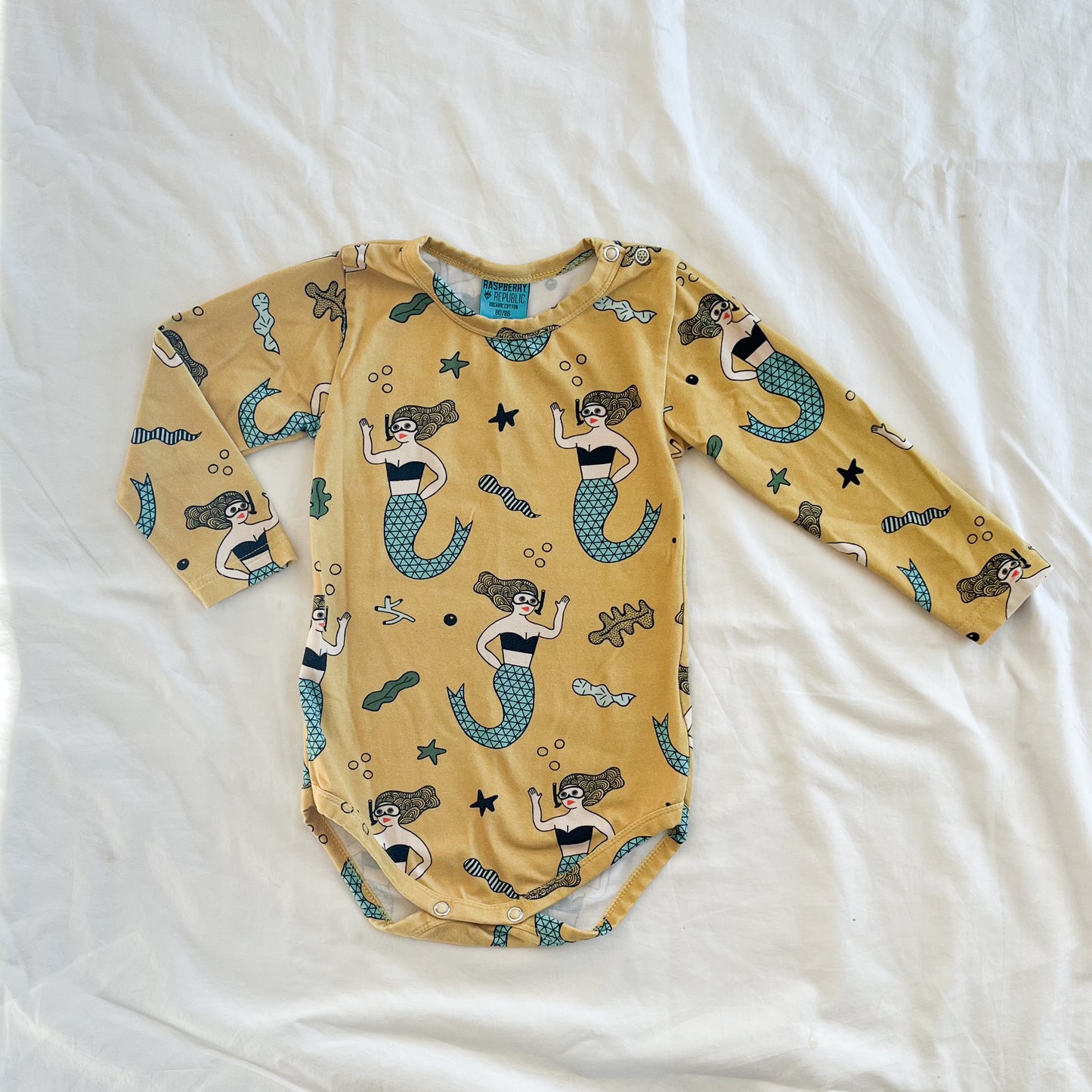 Raspberry republic bodysuit, 9m-18m