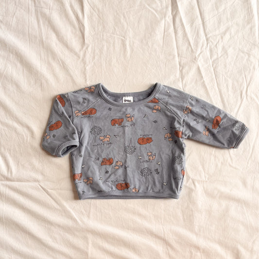 Animal sweater, 3-6m