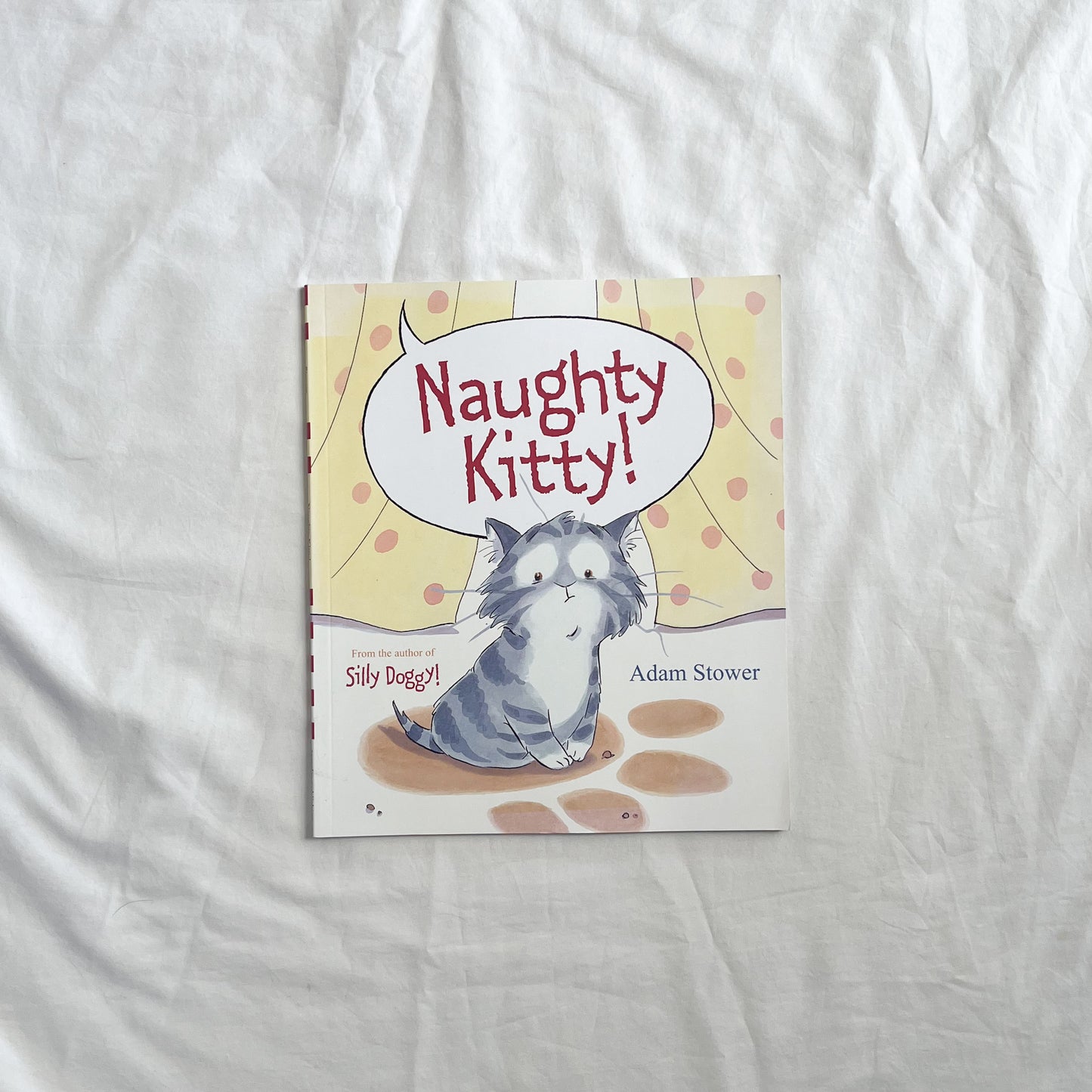 Naughty kitty book, med-large
