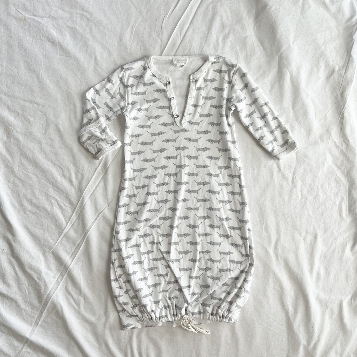 Red Current sleep dress, 3-6m