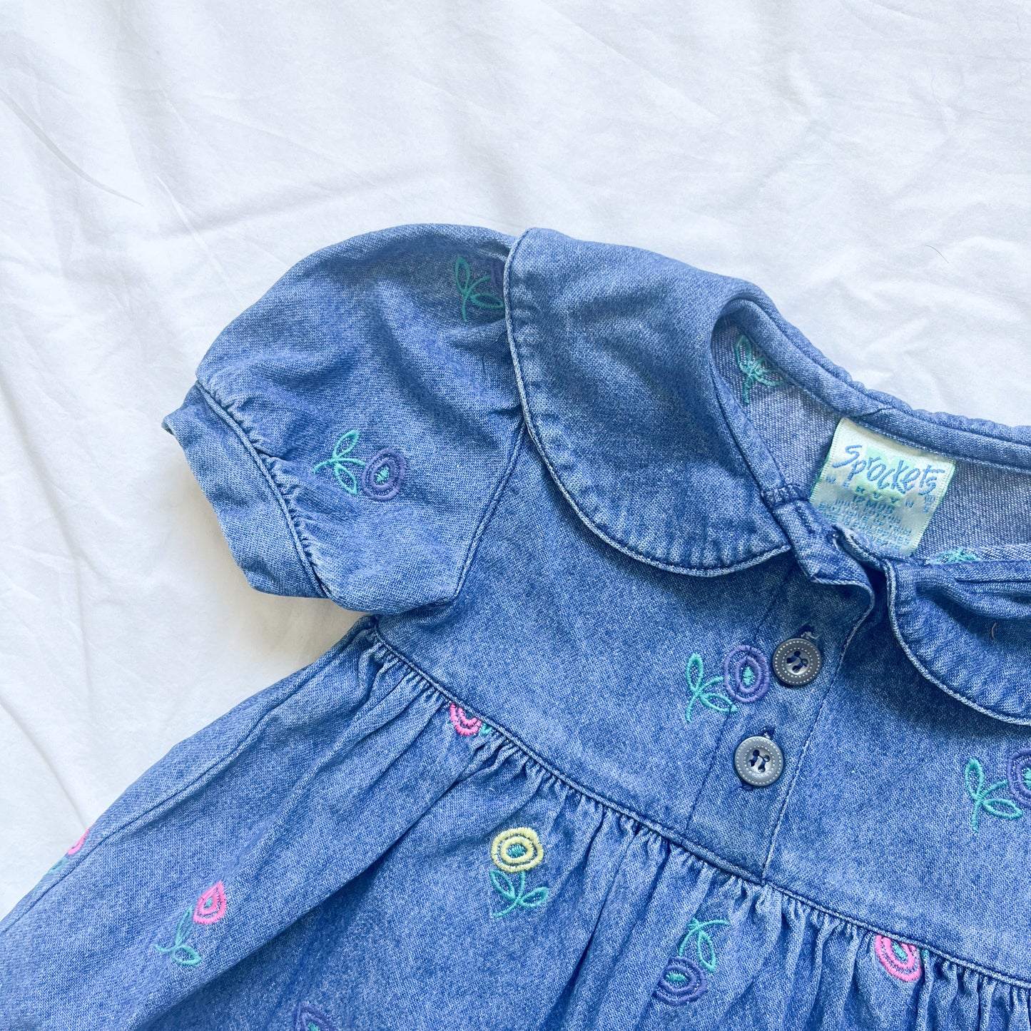 Sprout denim dress, size 1 (more of a 6-12m)