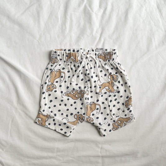 Lion king shorts, 0-3m