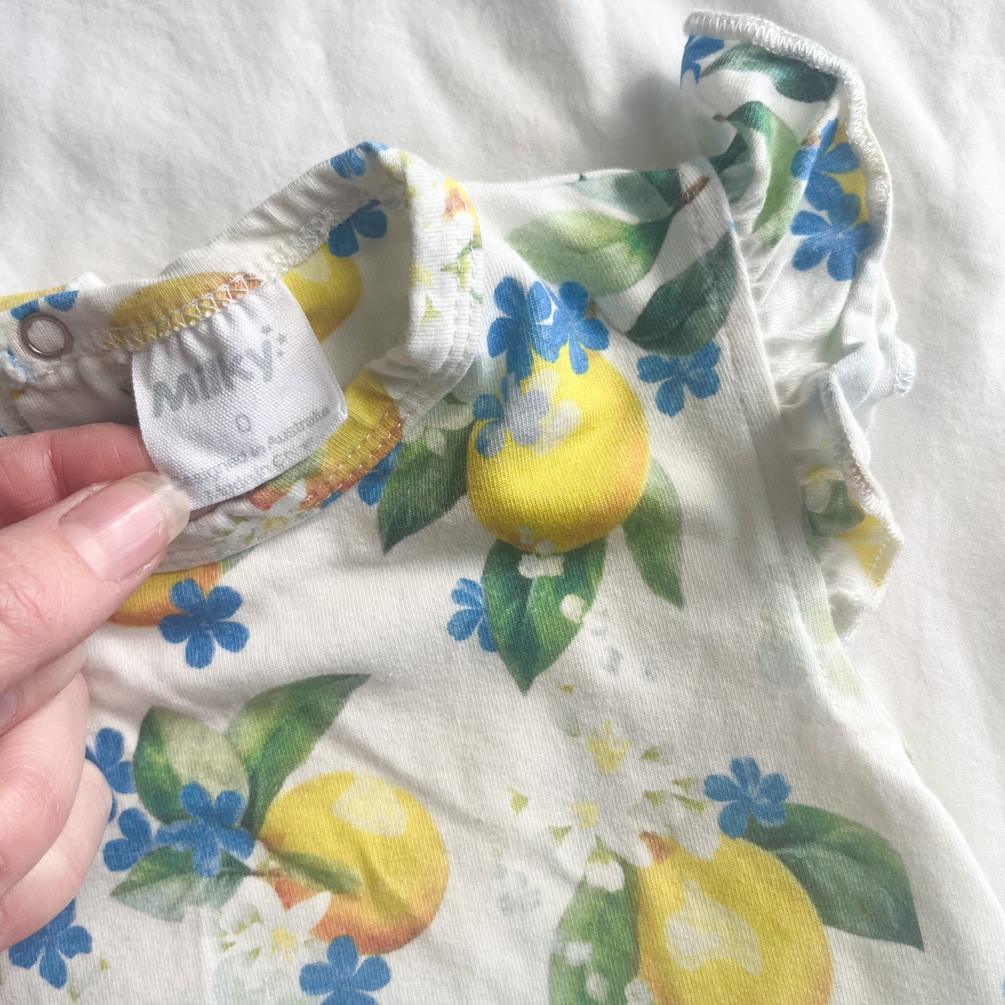 Milky romper, 6-12m
