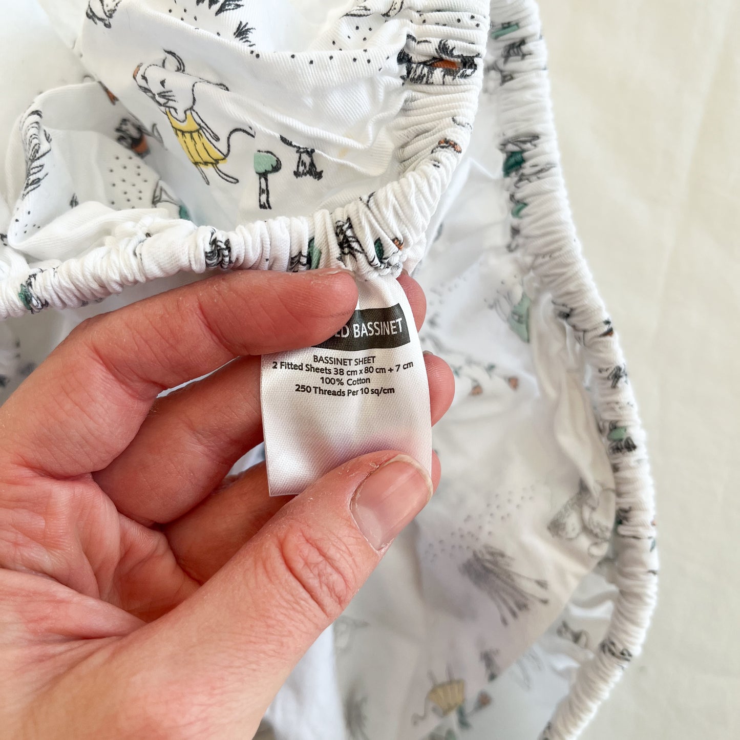 Bassinet sheets