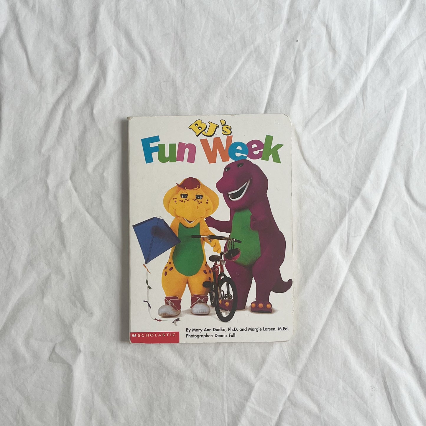 Barney board book, small-med