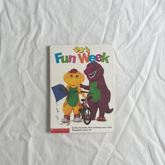 Barney board book, small-med