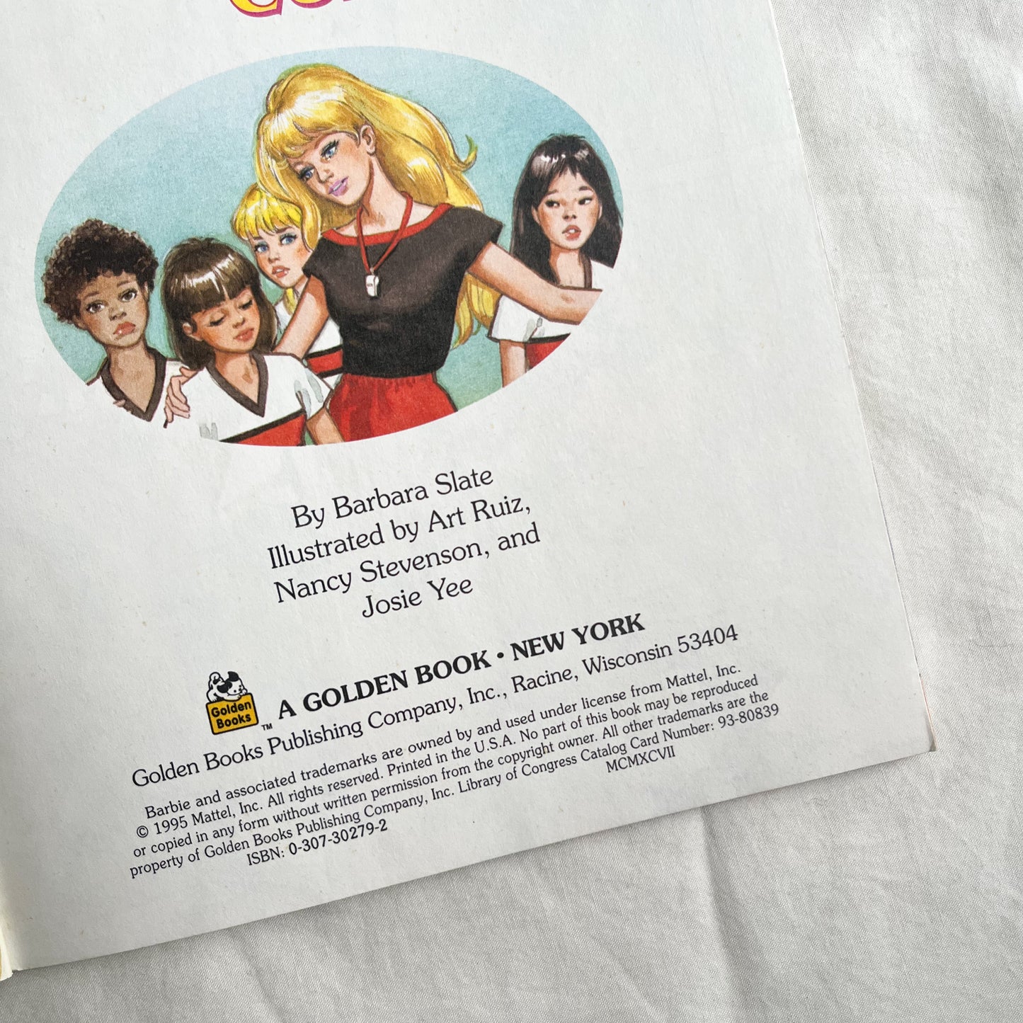 90s Barbie book, small-med