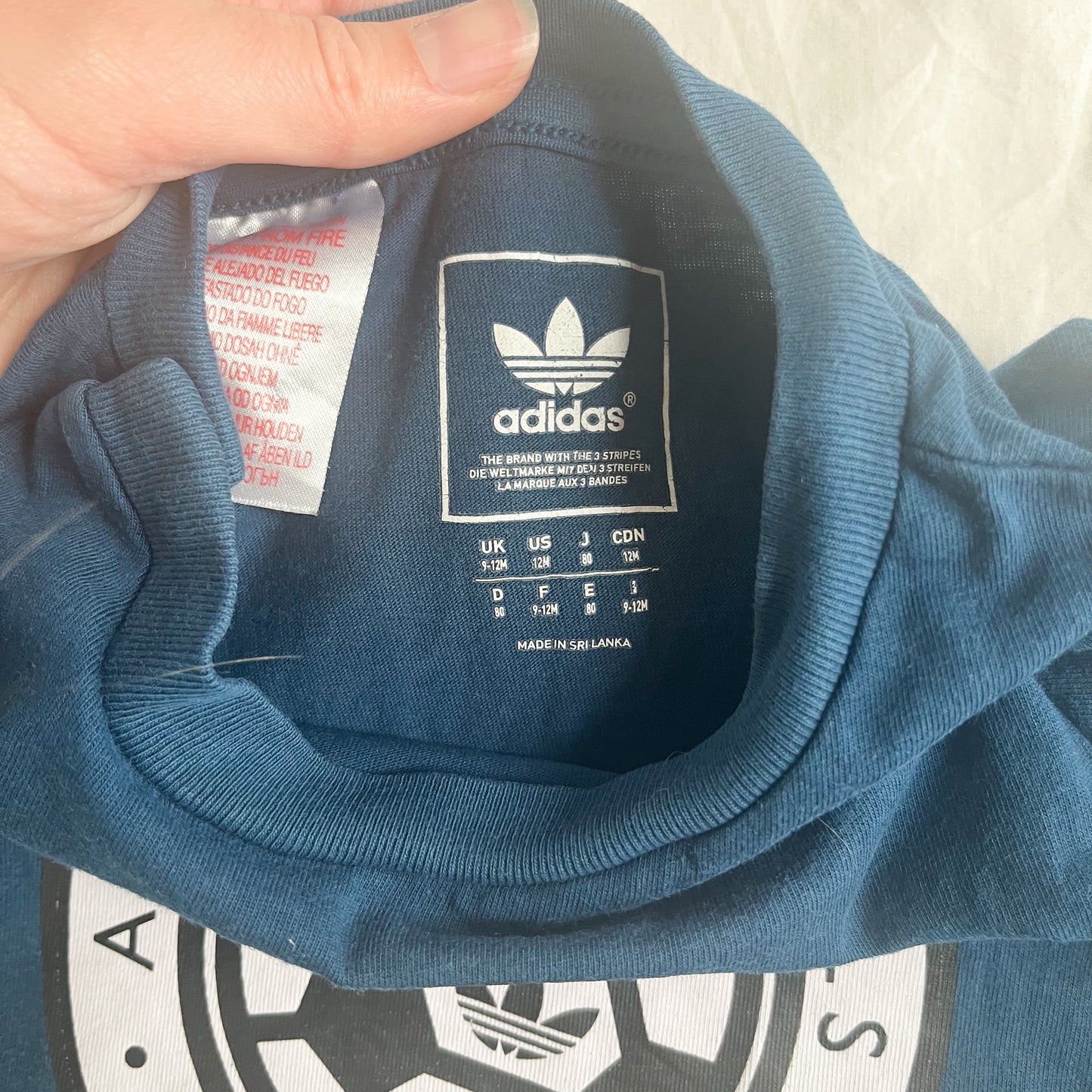 Adidas tee, size 1 (more like a 6m)