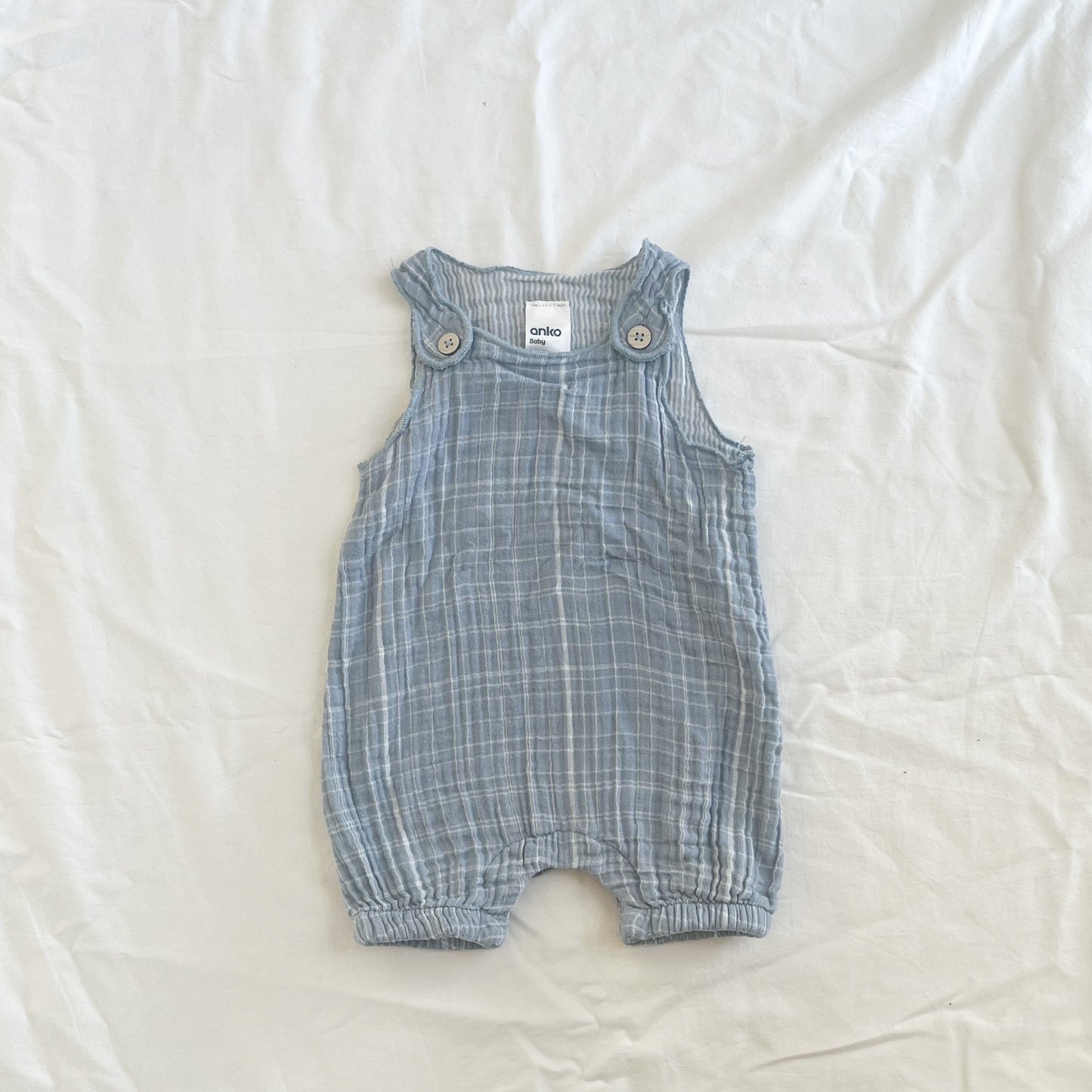 Blue overalls, 0-3m