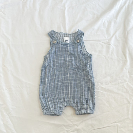 Blue overalls, 0-3m