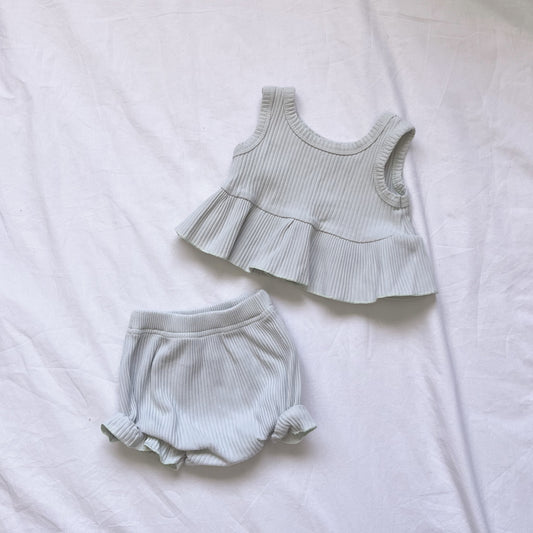 Bel & bow set, 3-6m