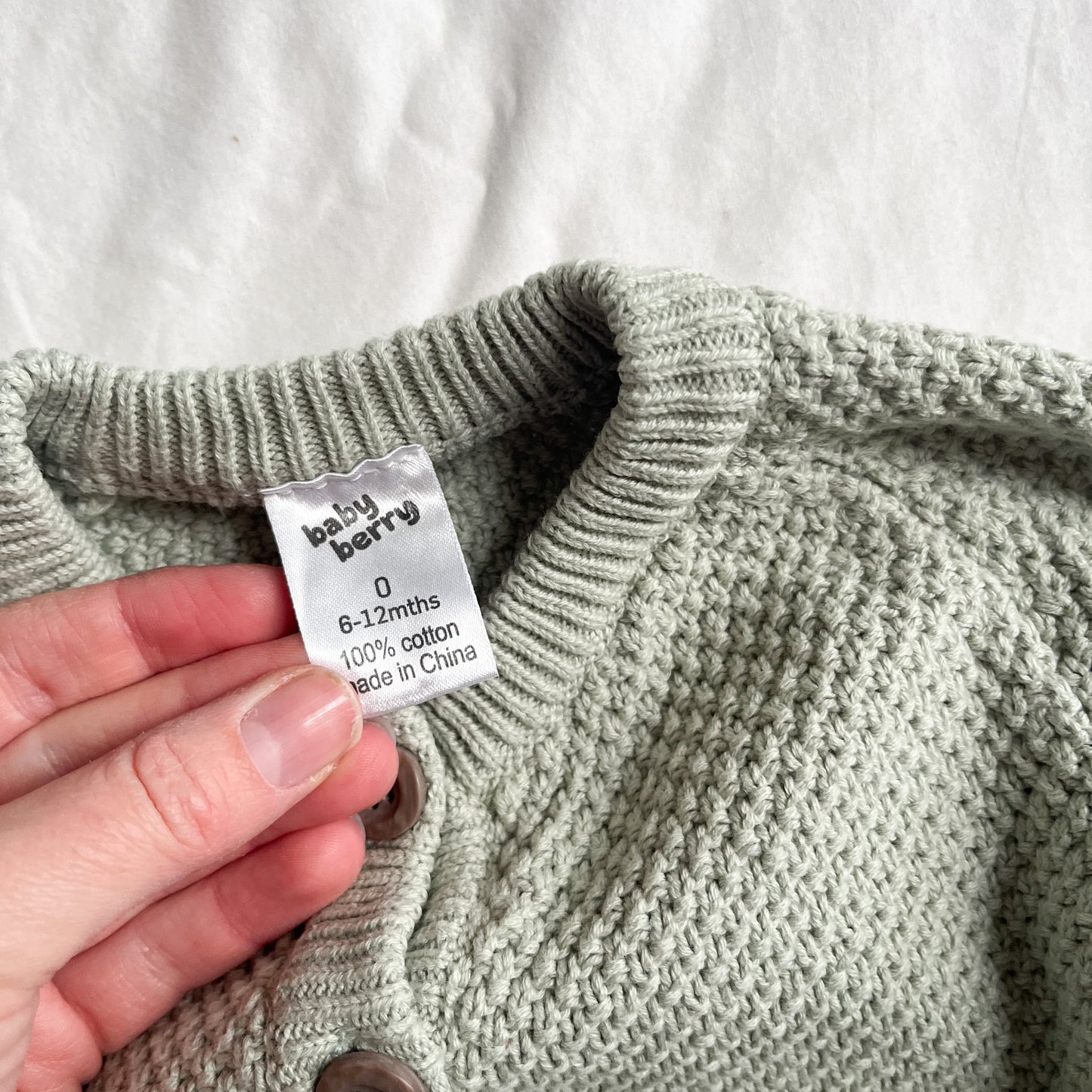 Baby berry cardi, 6-12m