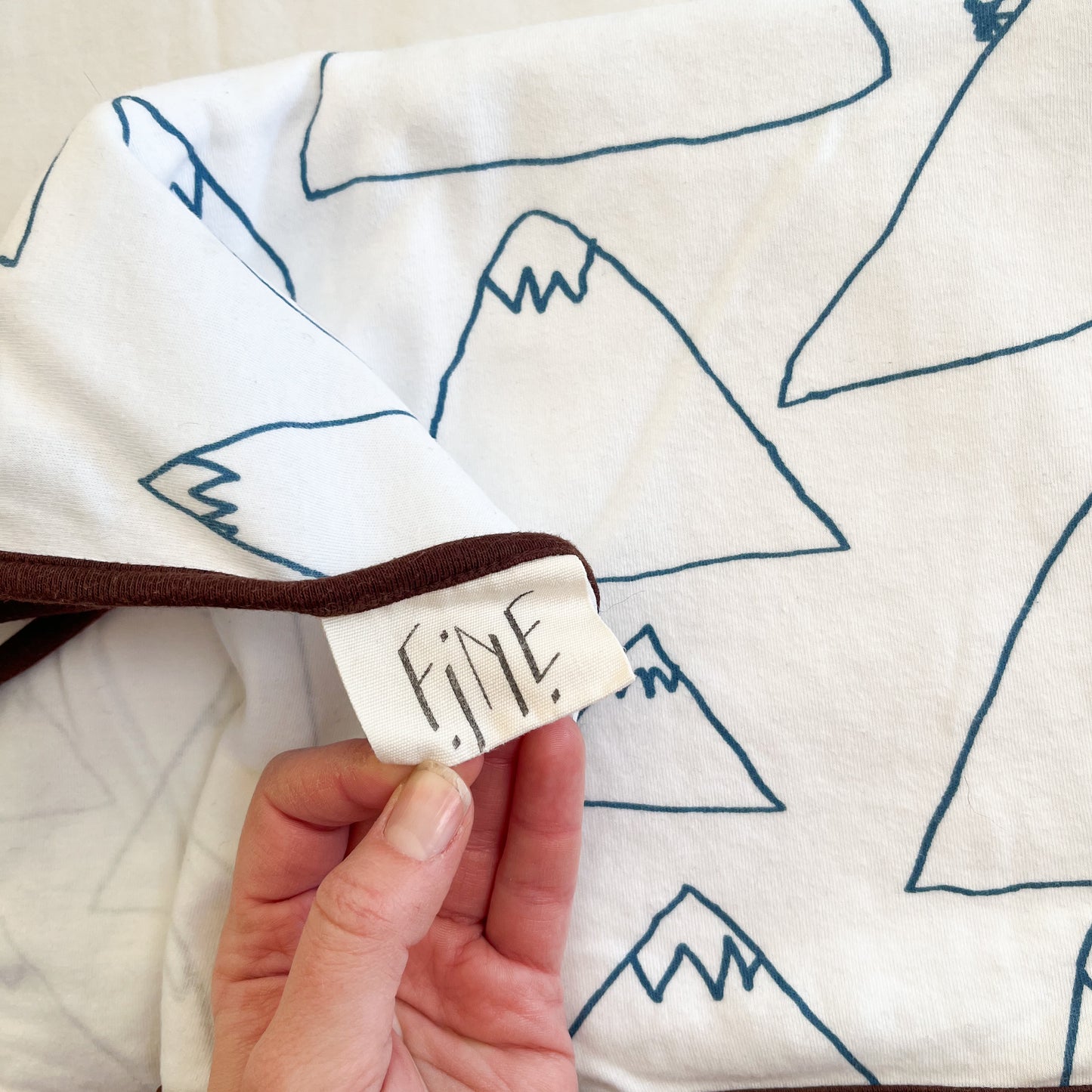 Fine baby blanket