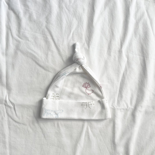 Nature baby hat, 0-6m