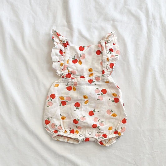 Baby berry romper, 0-3m