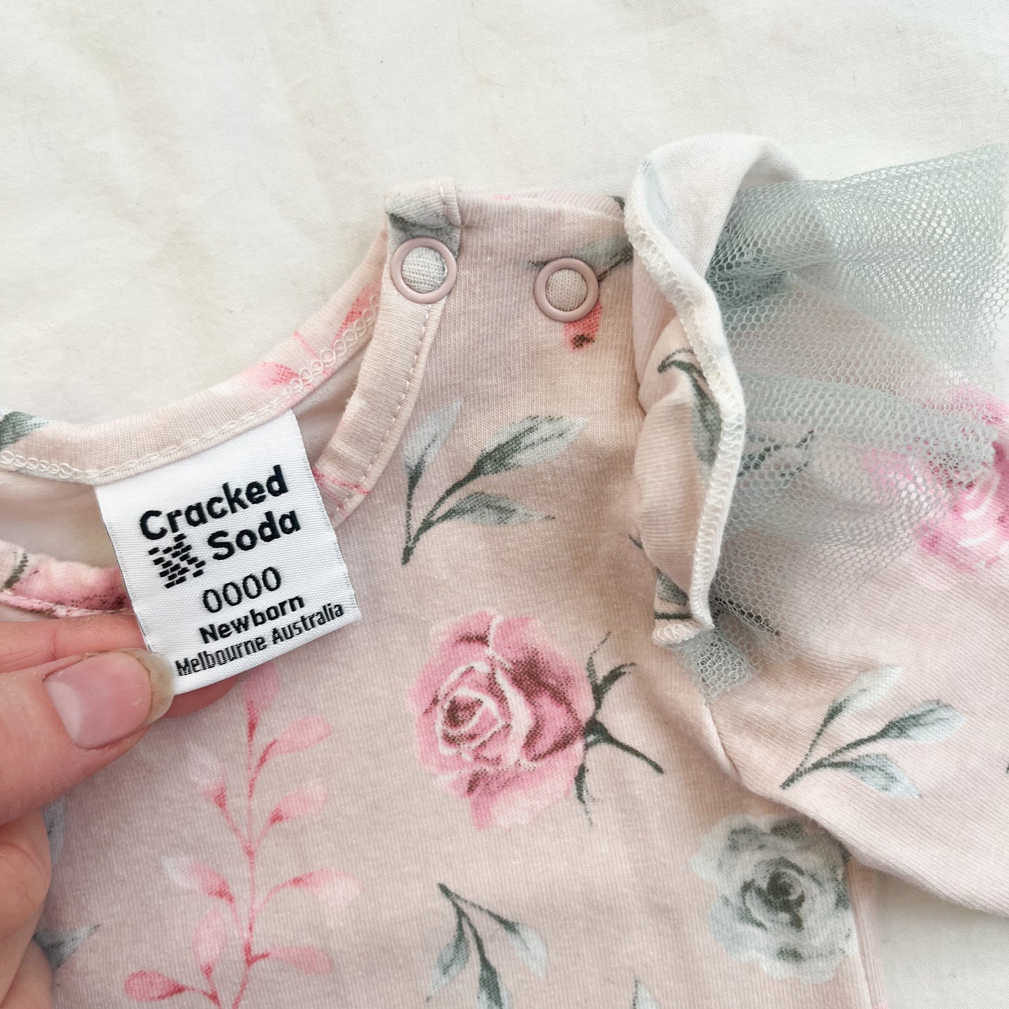 Cracked soda bodysuit, NB