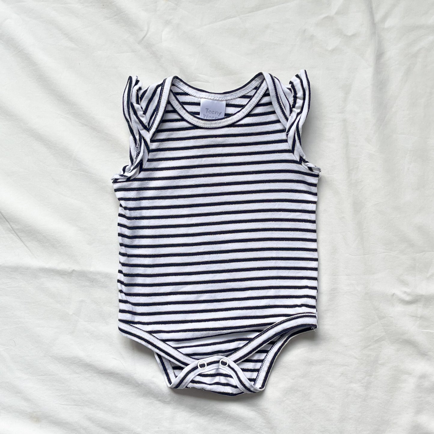 Teeny weeny glitter bodysuit, 0-3m