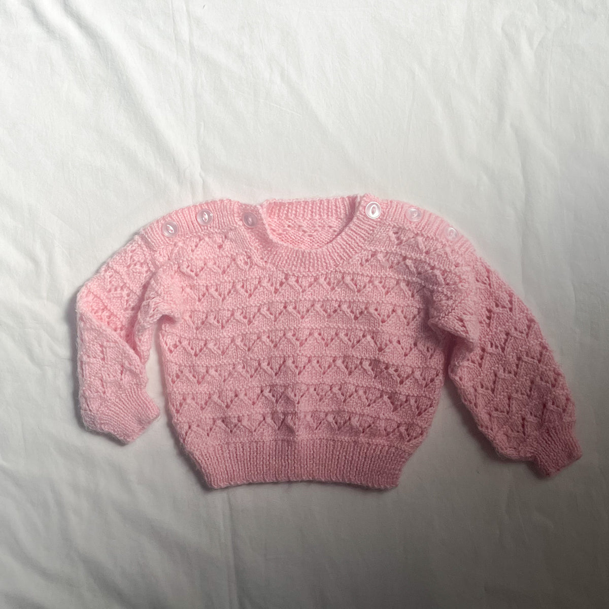 Hand knit jumper, 0-3m