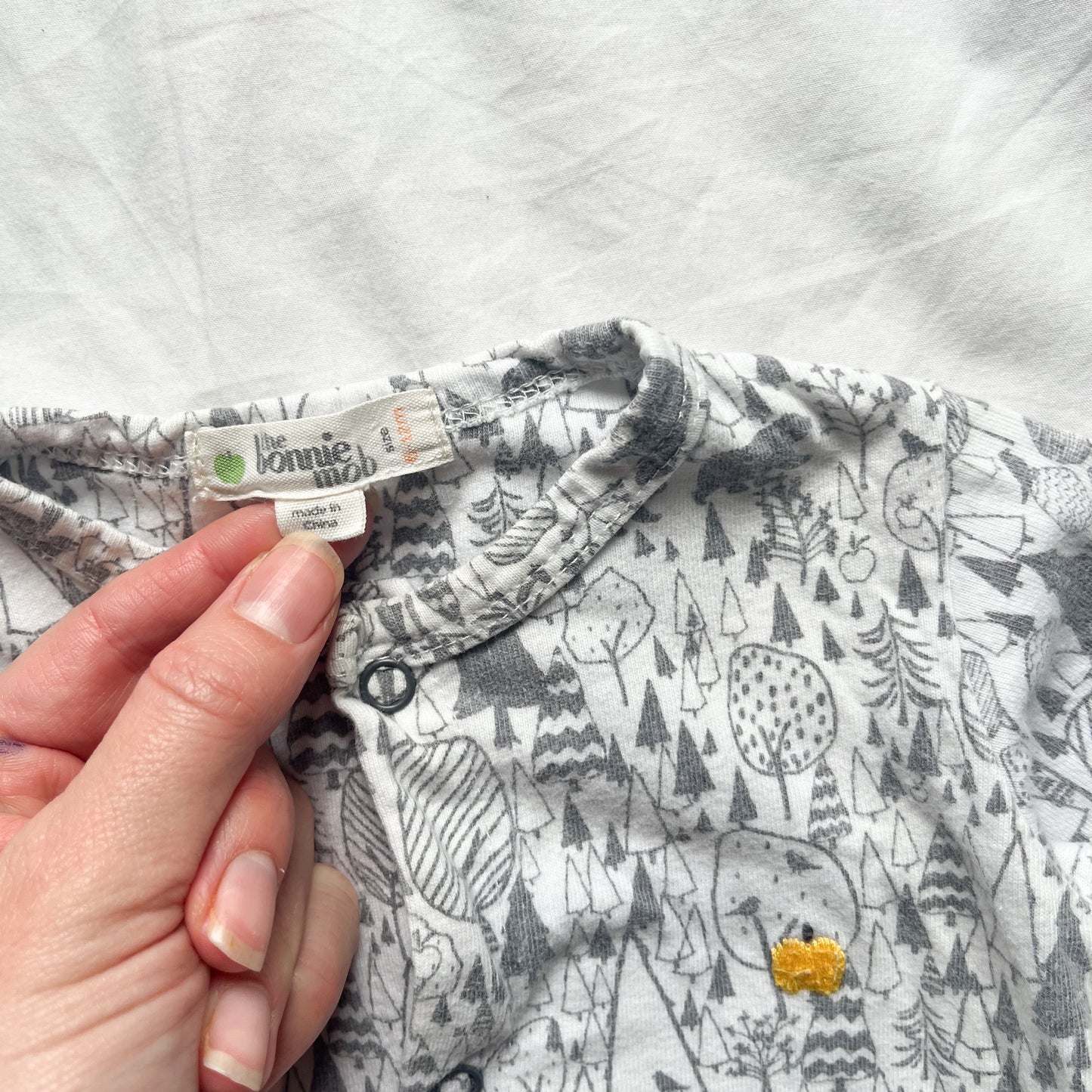 The Bonnie mob sleepsuit, 6-12m