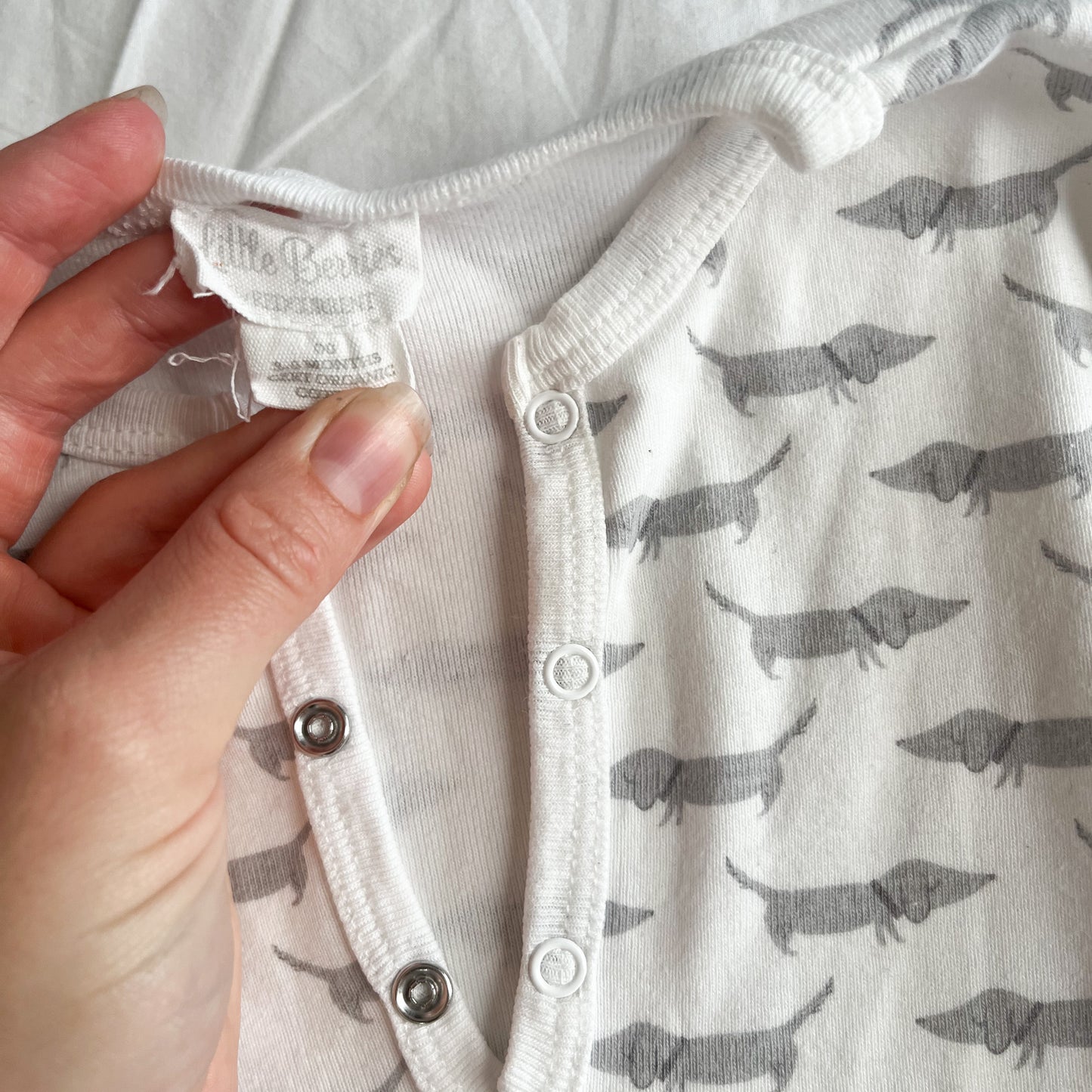 Red Current sleep dress, 3-6m