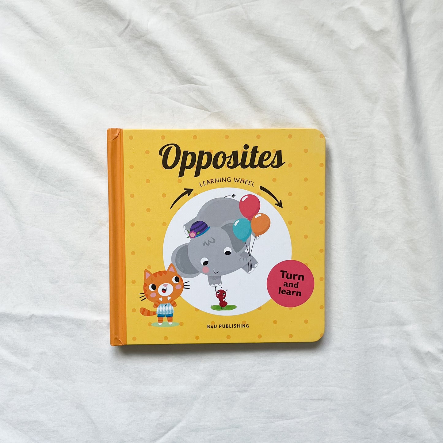 Opposites book, small-med
