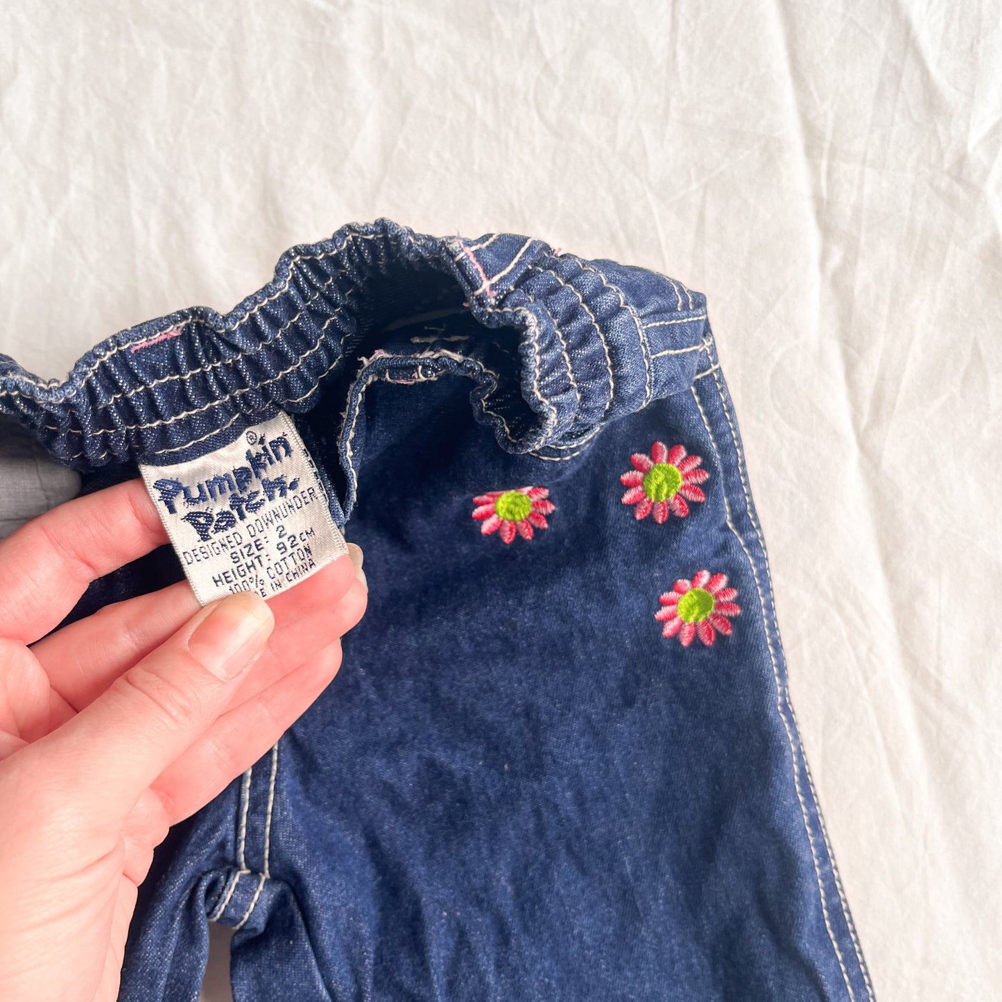 Vintage pumpkin patch jeans, size 2
