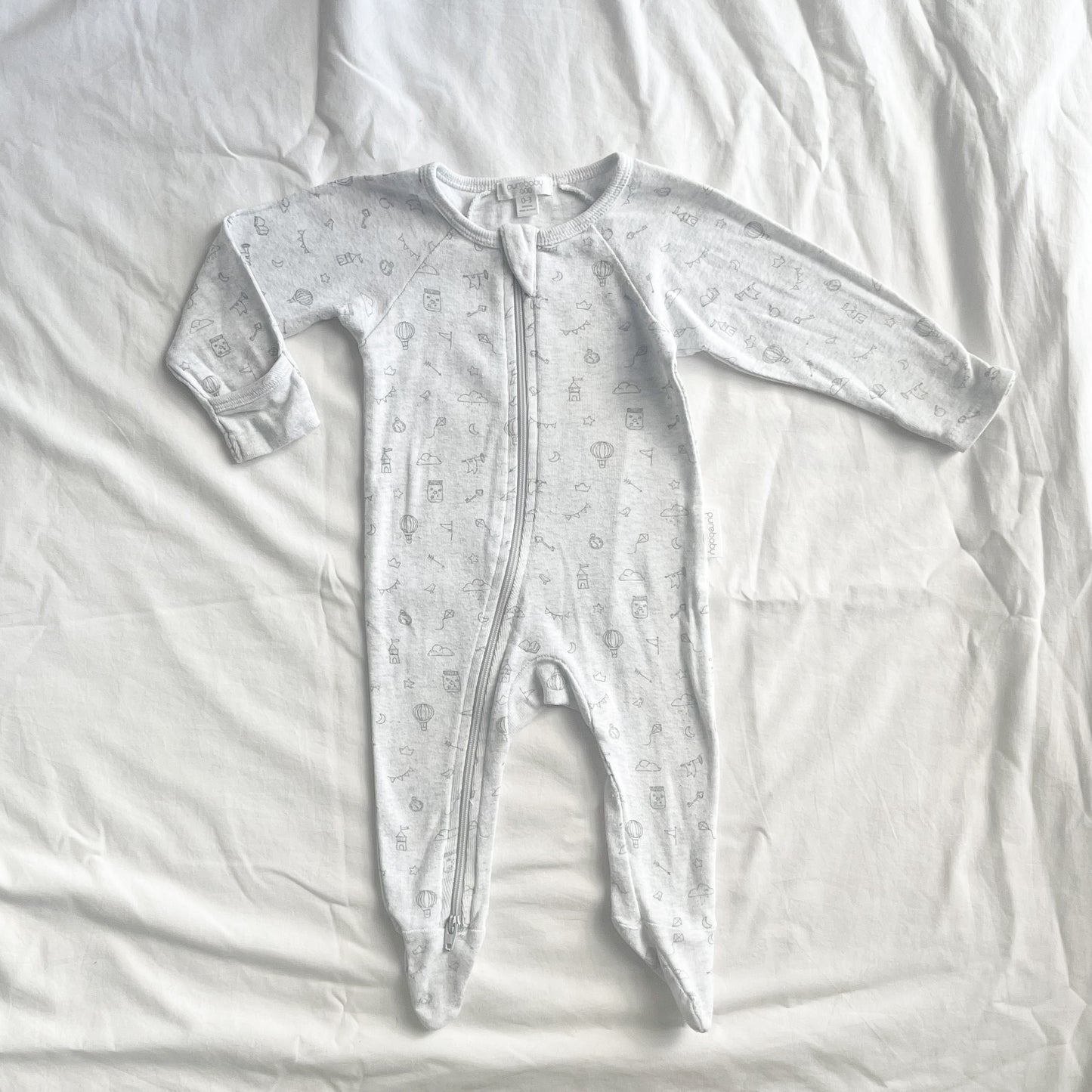 Pure baby sleepsuit, 0-3m