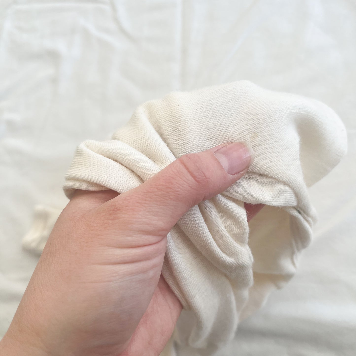 Superfit merino sleepsuit (faint mark), NB