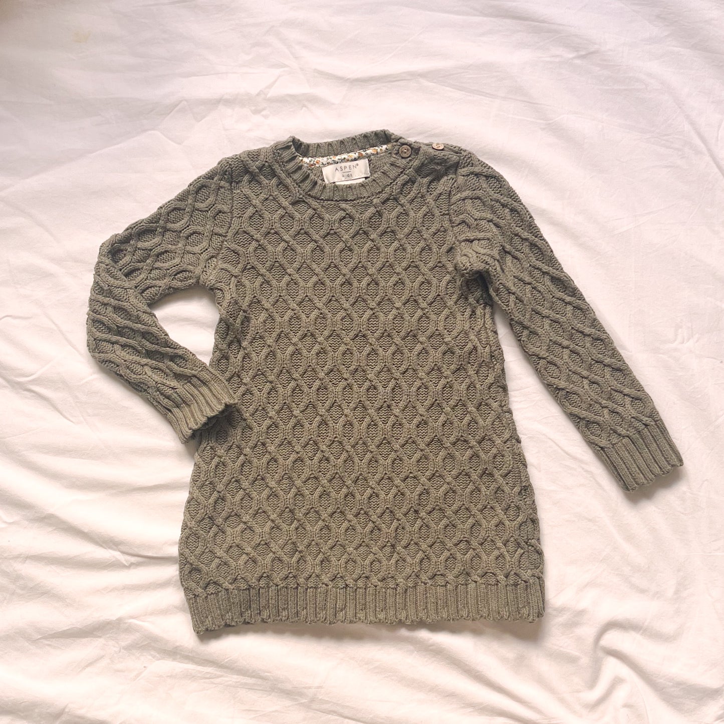 Aspen kids knit dress, size 3