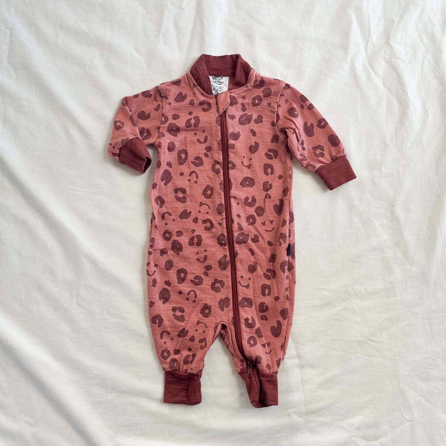 Little flock of horrors merino growsuit, 0-3m