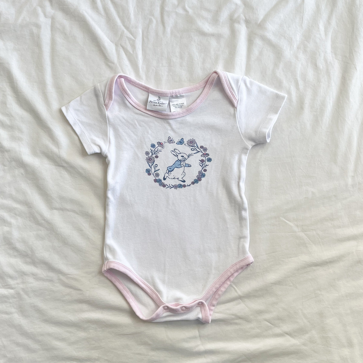 Peter rabbit bodysuit, 9-12m