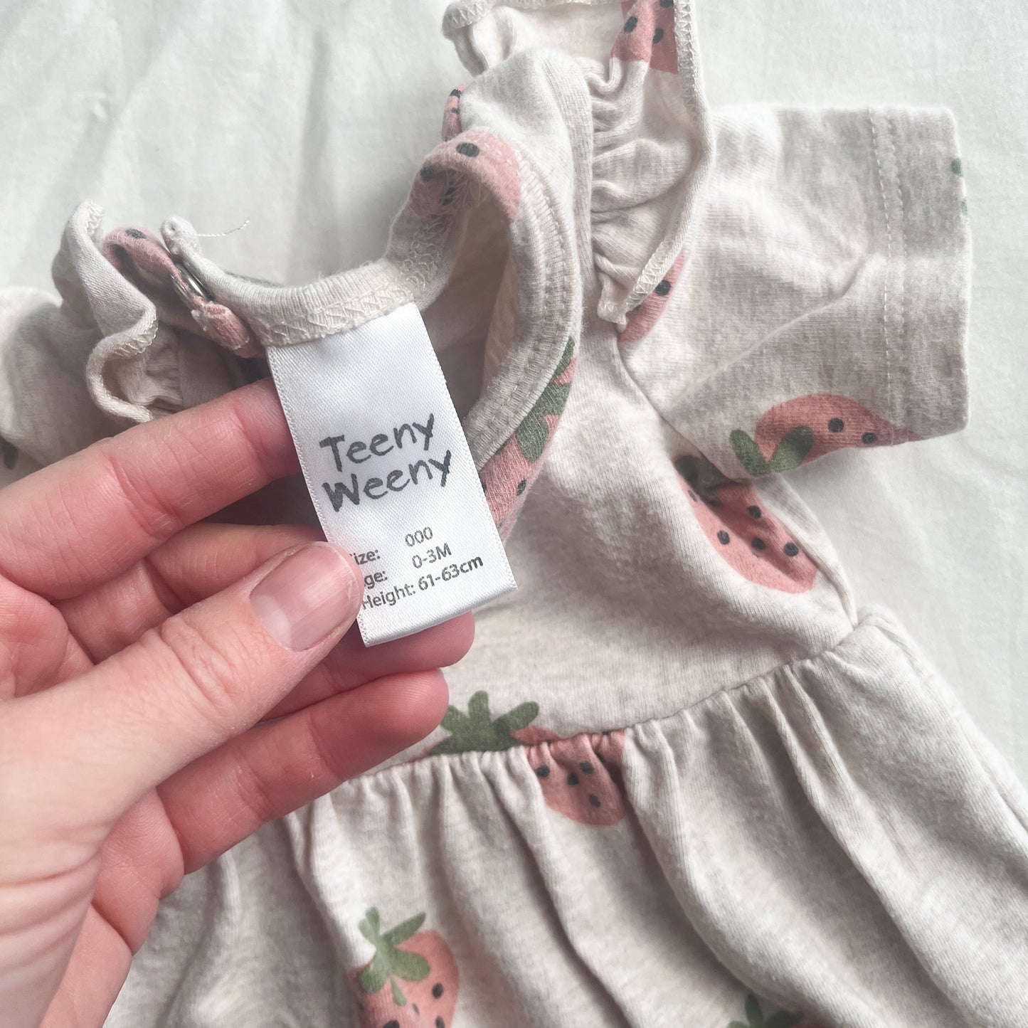 Teeny weeny dress/bodysuit, 0-3m