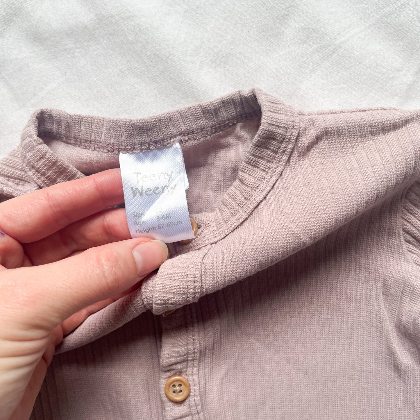 Teeny weeny cardi, 3-6m