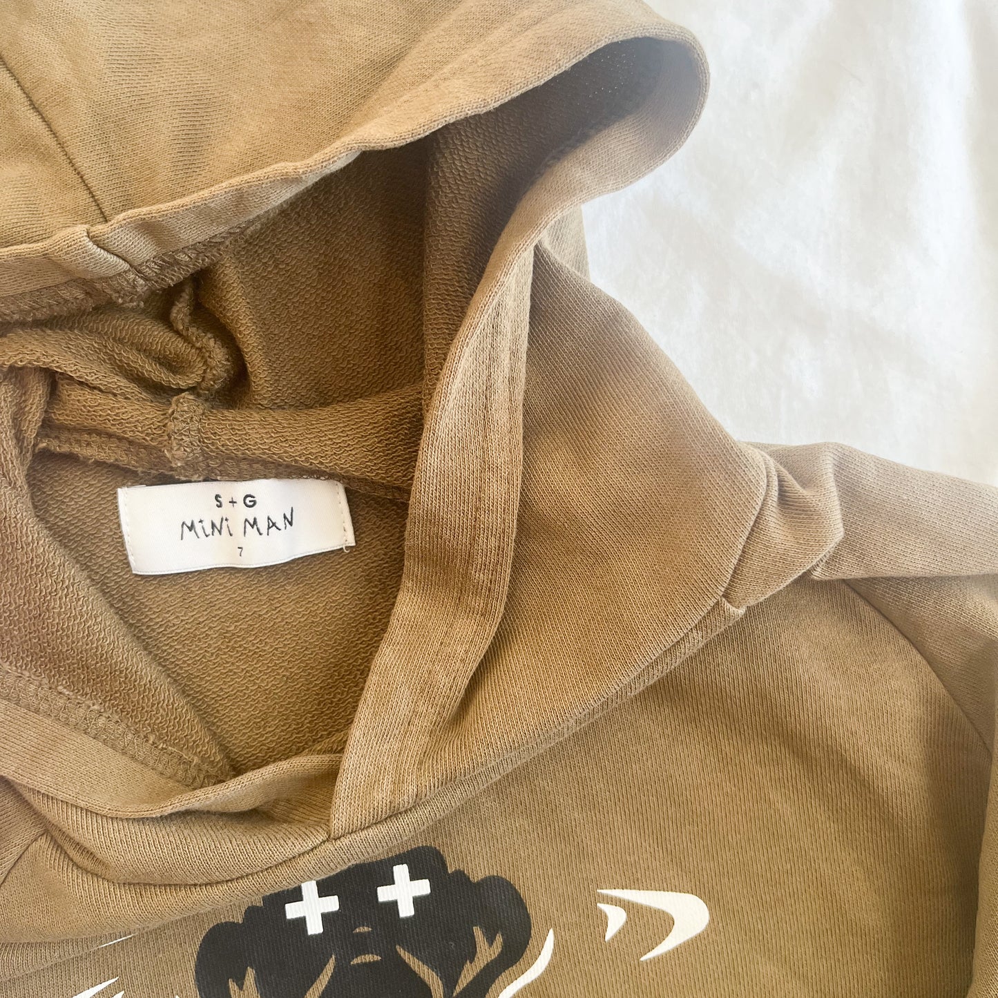 S+G mini man hoodie, size 7