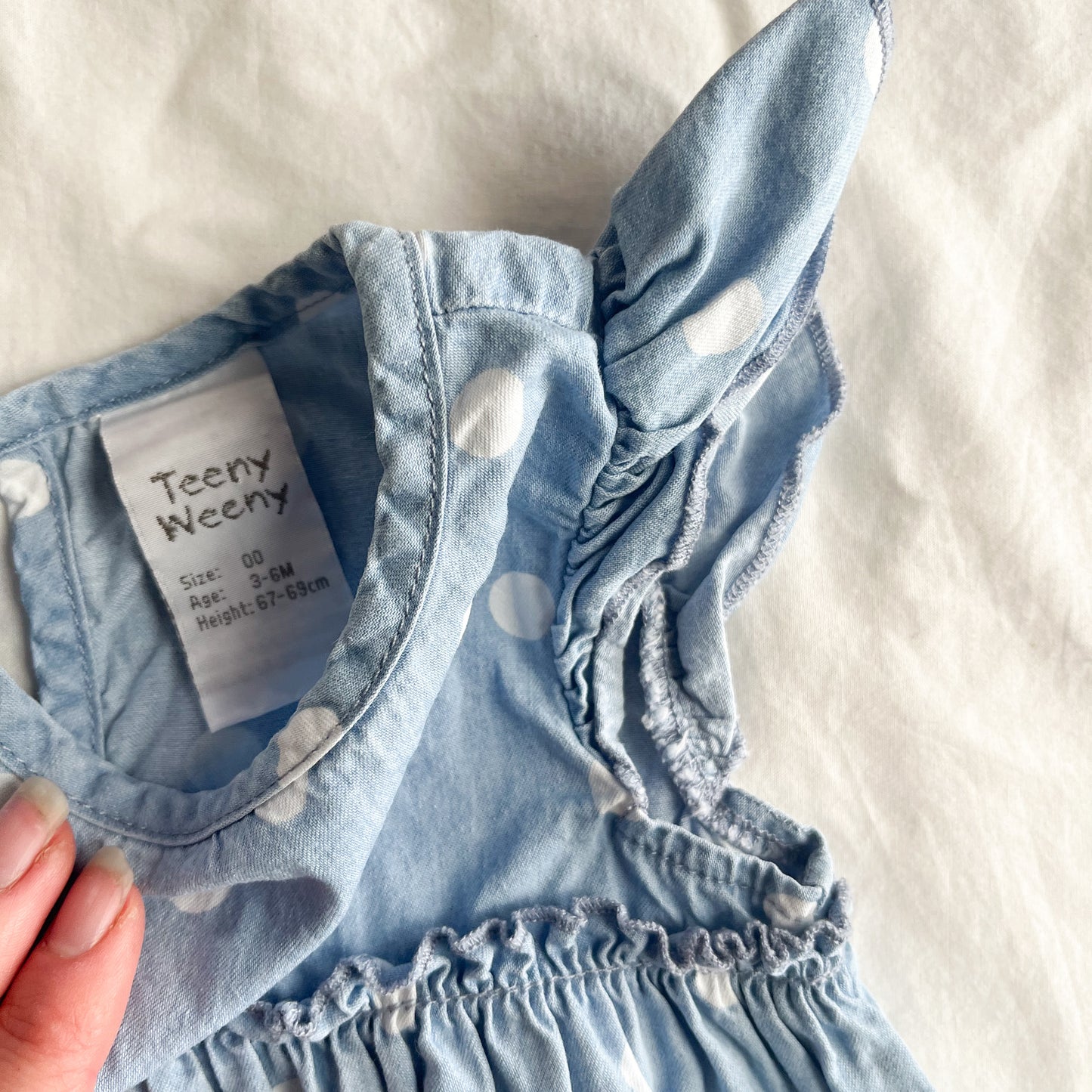 Teeny weeny dress, 3-6m