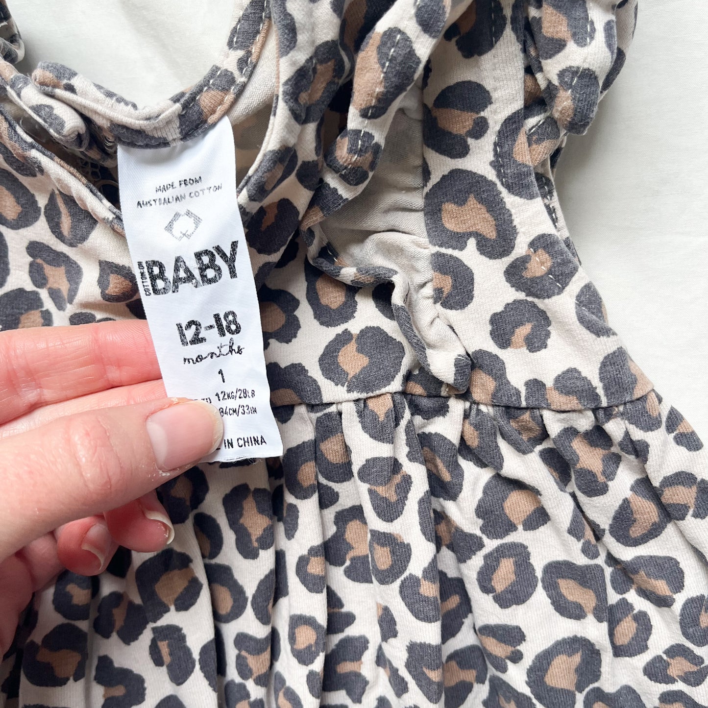 Cotton on baby dress, size 1