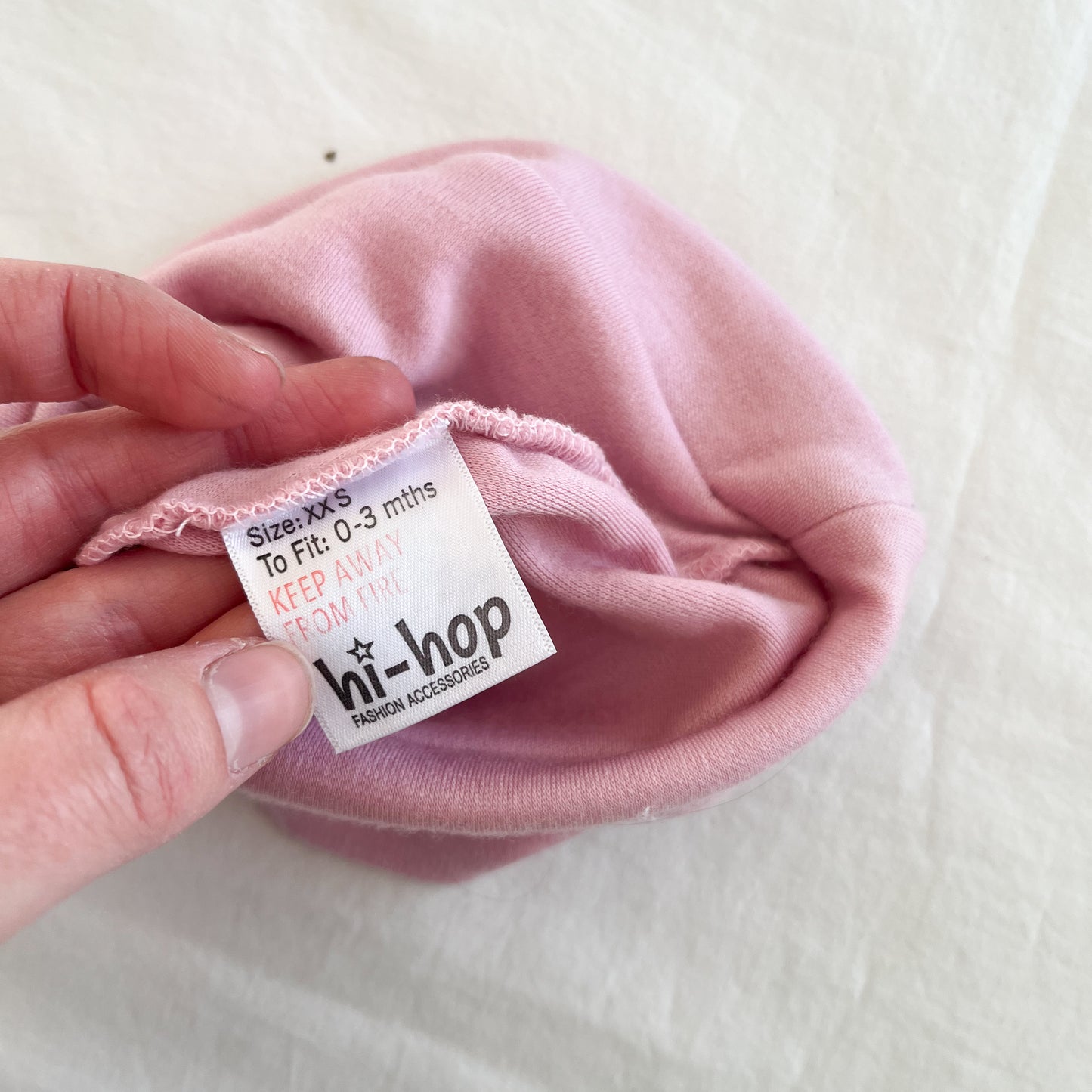 Hi Hop merino beanie, 0-3m