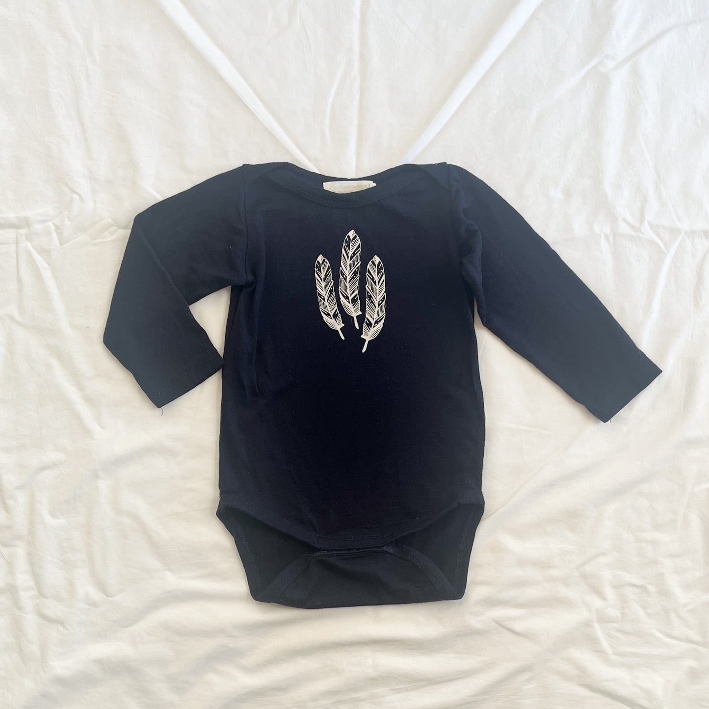 Mokopuna merino bodysuit, 6-12m