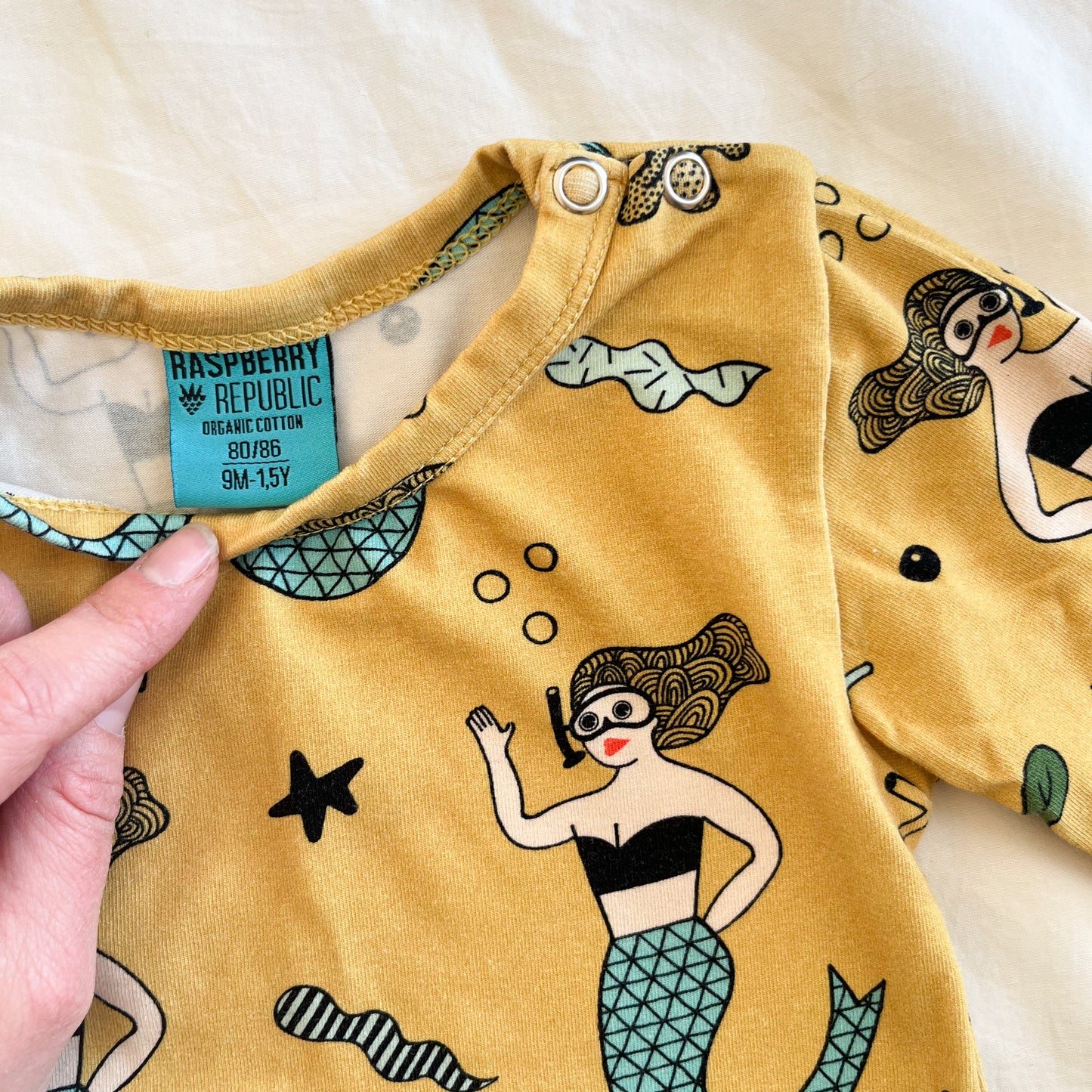 Raspberry republic bodysuit, 9m-18m