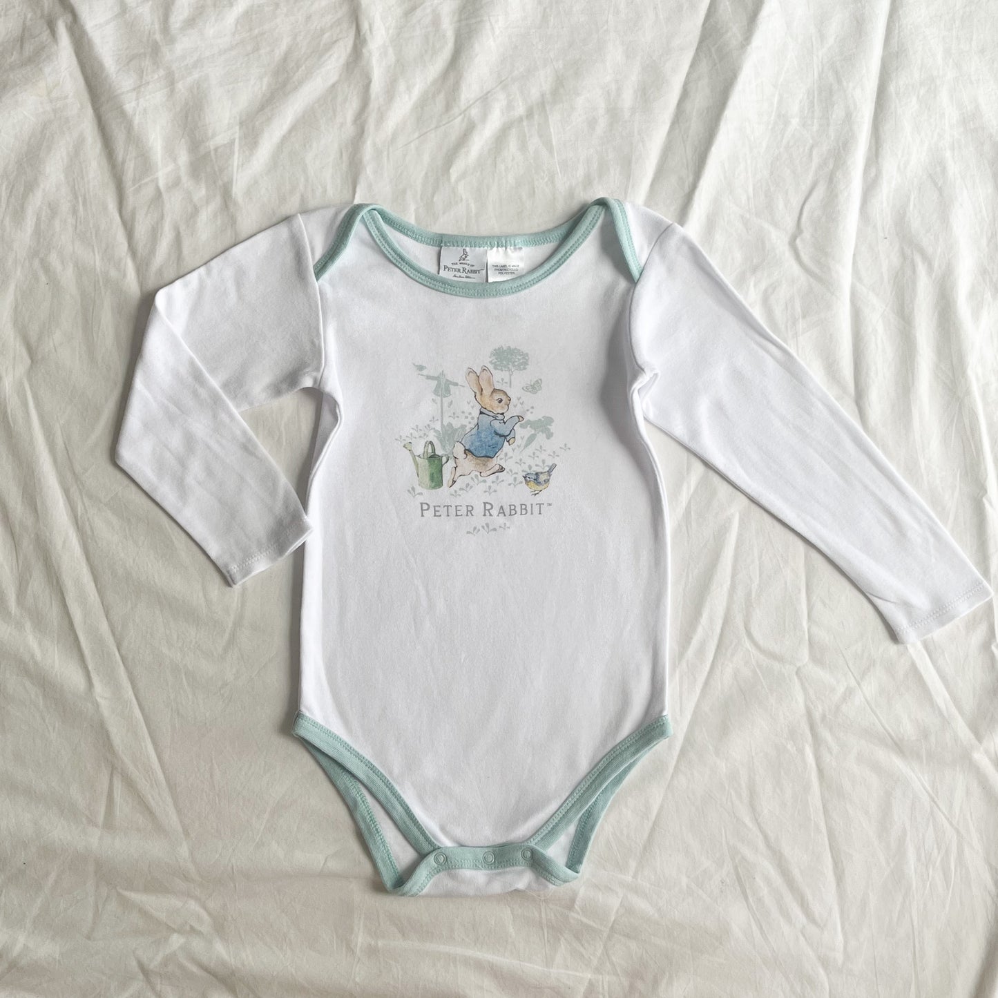 Peter rabbit bodysuit, size 2