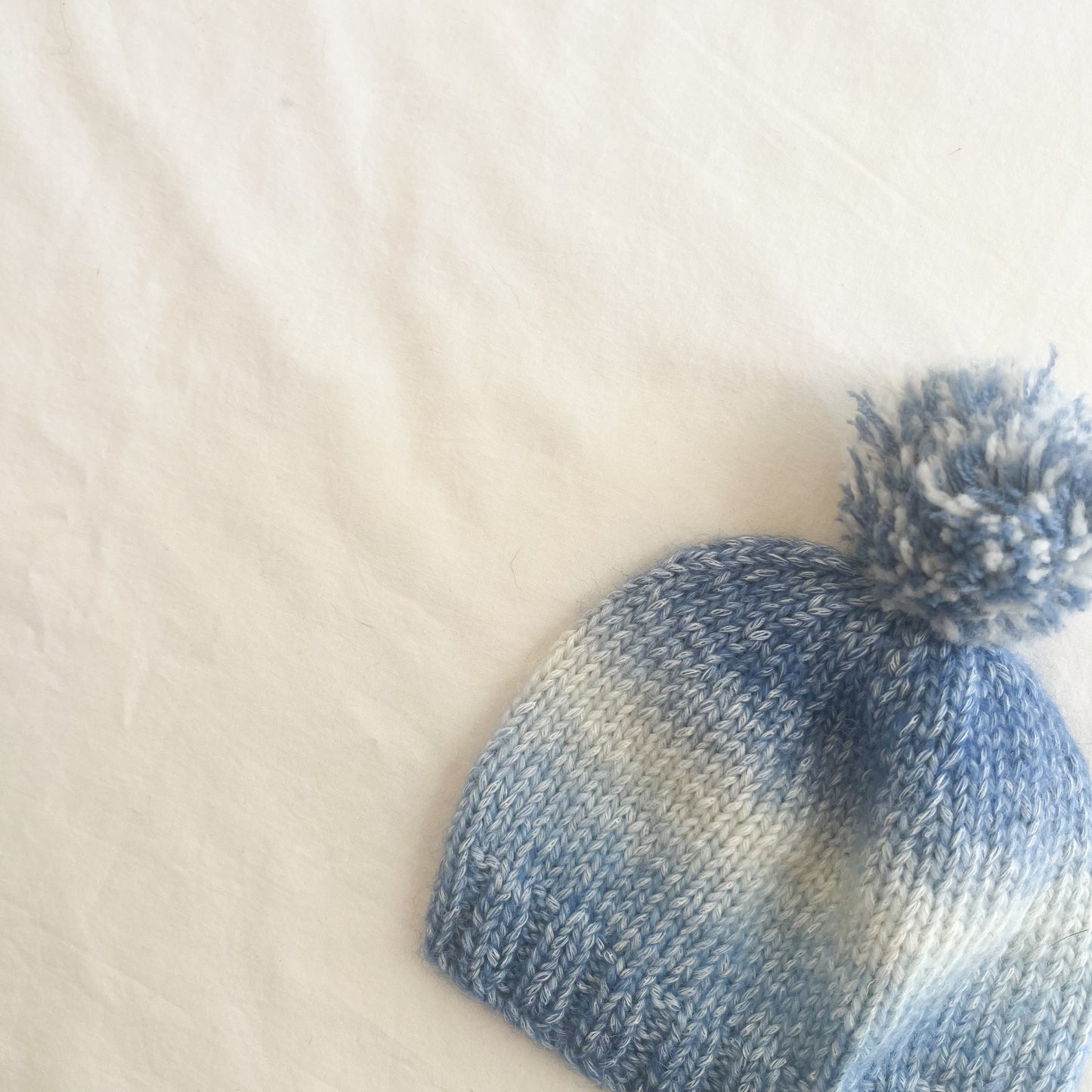 Hand knit beanie, NB-1