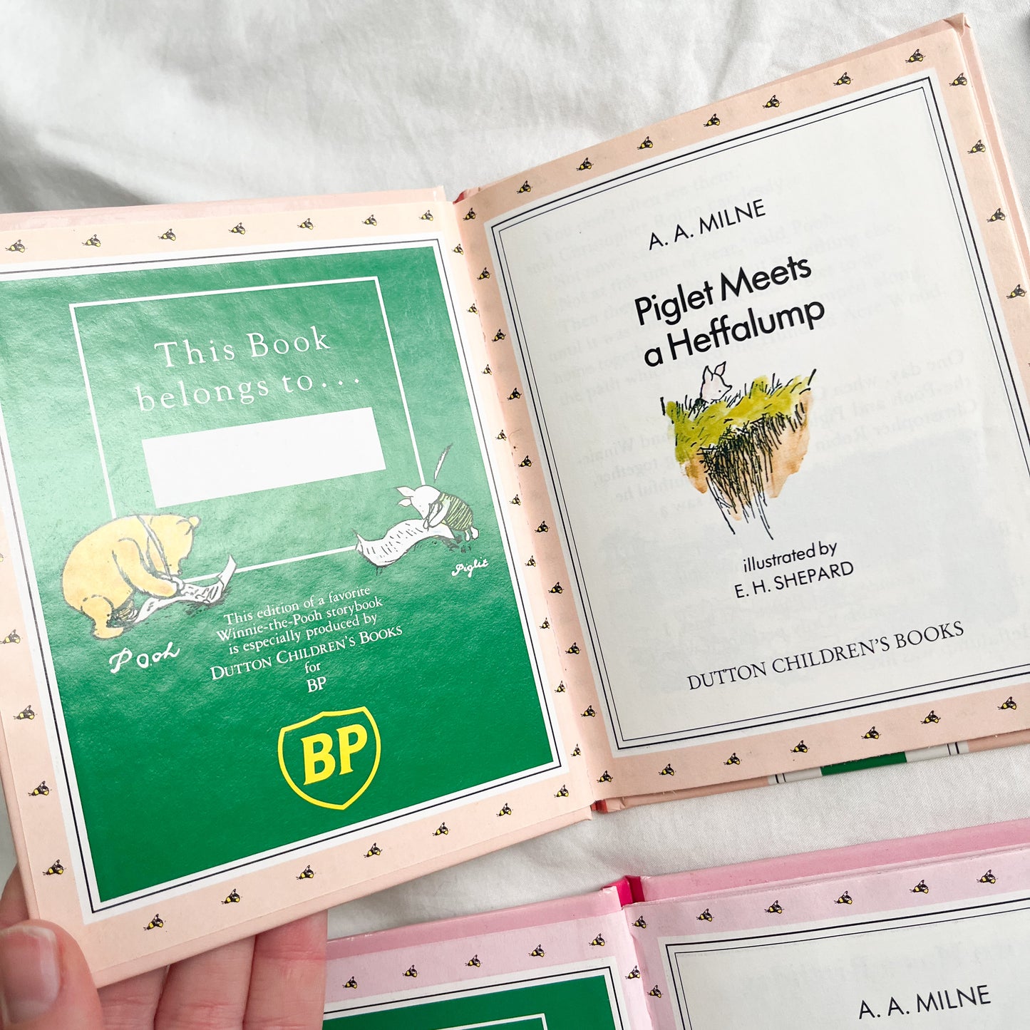 Winnie the Pooh BP books x4, small