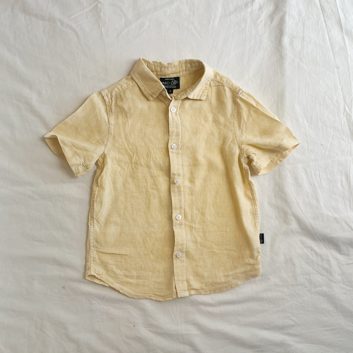 Mac & Ellie linen shirt, size 4