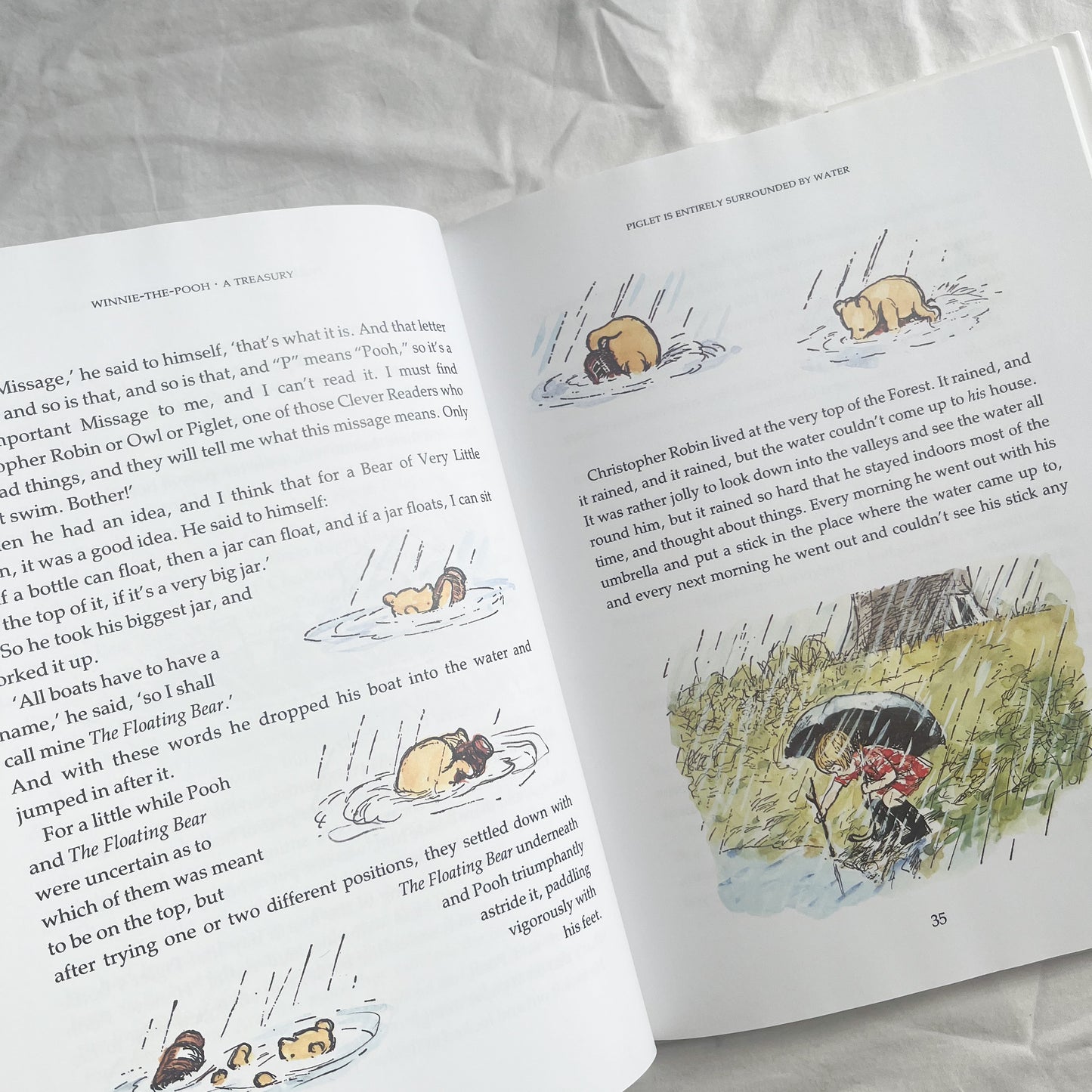 90s Winnie the Pooh book, large