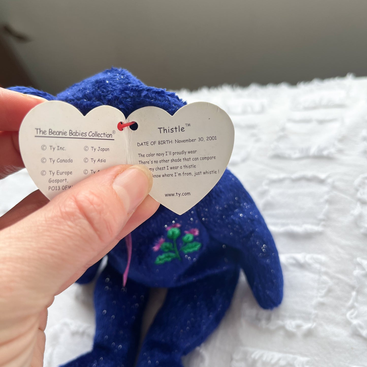 Beanie baby, Thistle